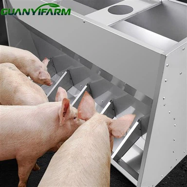 Krmný žlab z nerezové oceli