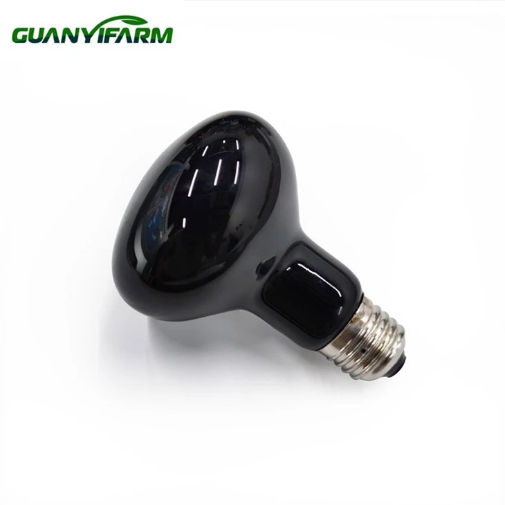 Černá lampa pro plazy